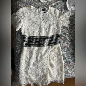 NWT Bardot Ivory Lace Dress